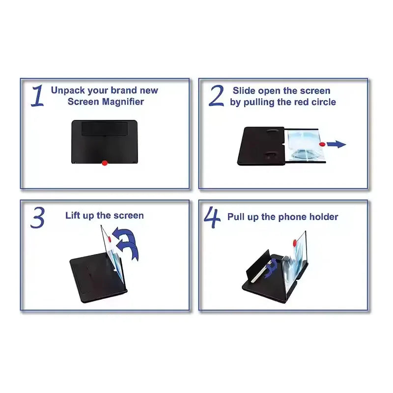 3D Phone Screen Magnifier